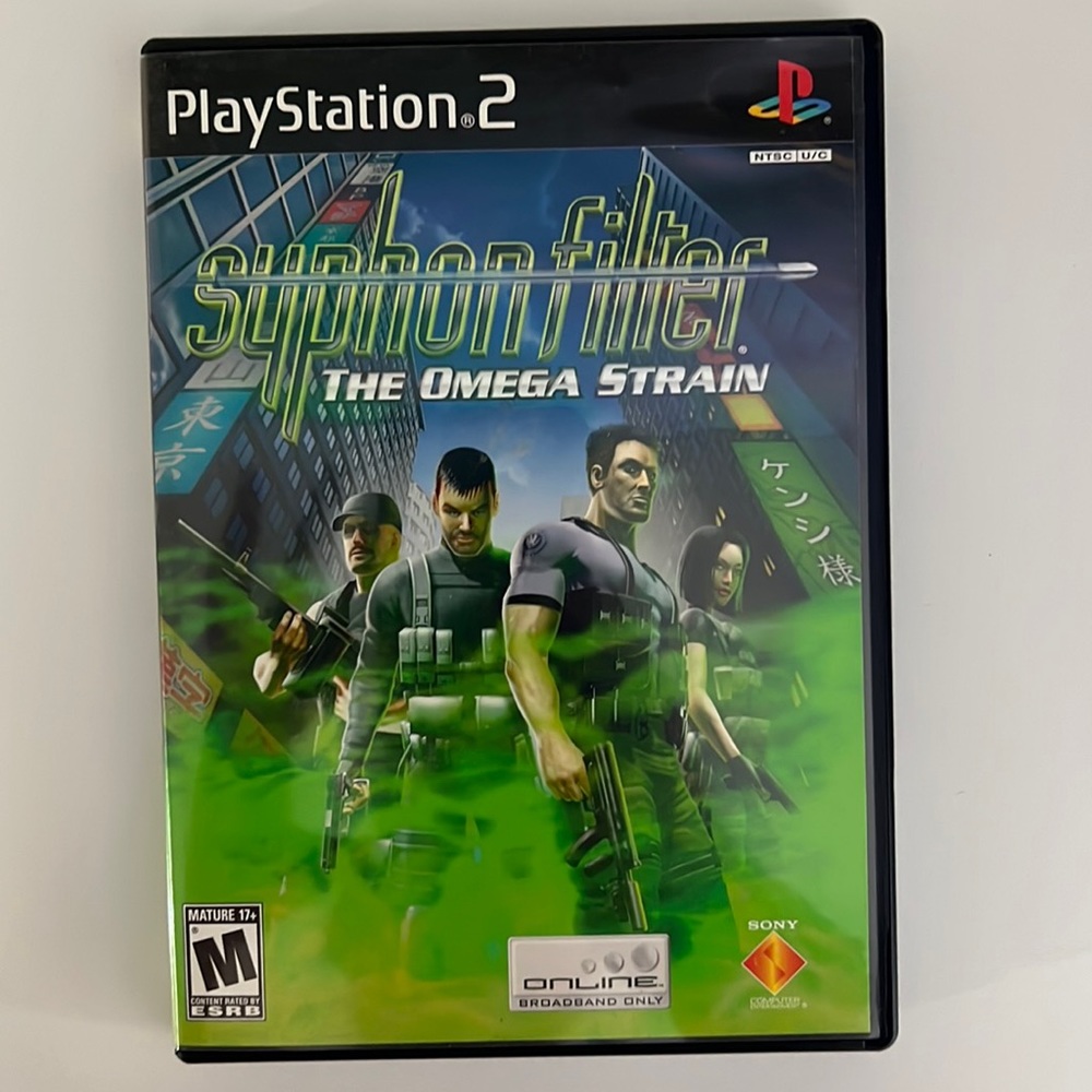 PlayStation 2 Syphon Filter The Omega Strain Sony game
